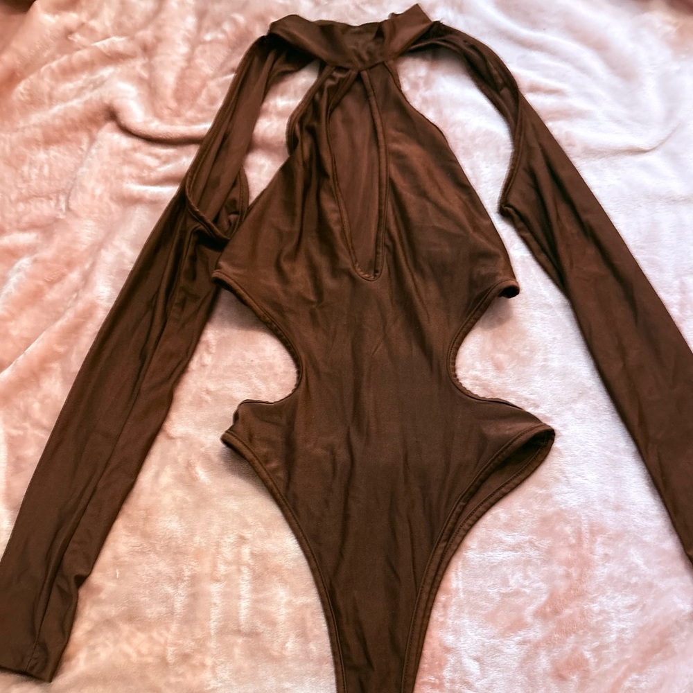 Stylish Brown Bodysuit